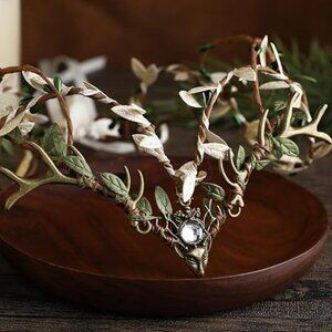 Forest Elf Renaissance Crown 👑🦌🧝🏻‍♀️🧌